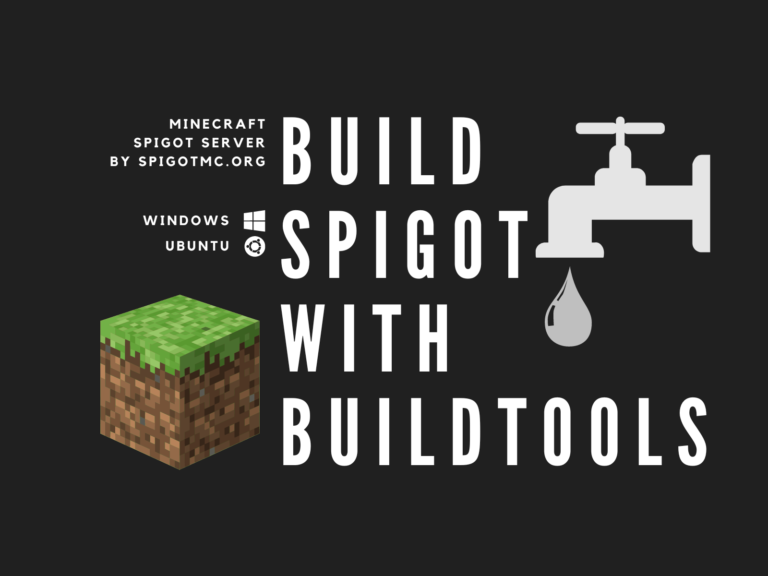 BuildToolsから欲しいバージョンのSpigotをビルドする│Nichejour